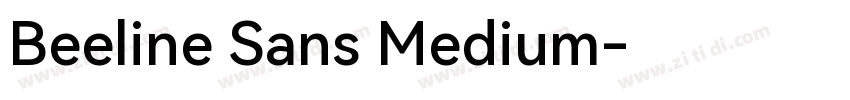 Beeline Sans Medium字体转换 Beeline Sans Medium字体转换